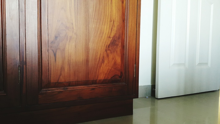 Puerta de madera de interior